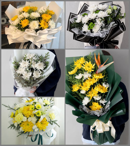 河南南阳卧龙区蒲山镇周湾村白事花束代送